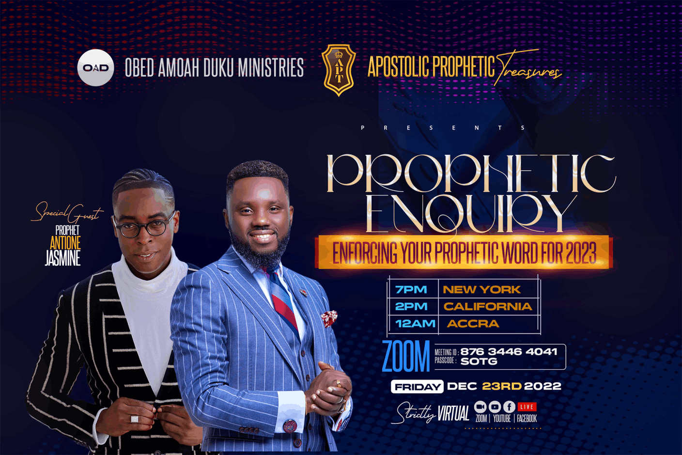 Apostle Dr. Obed Amoah Duku
